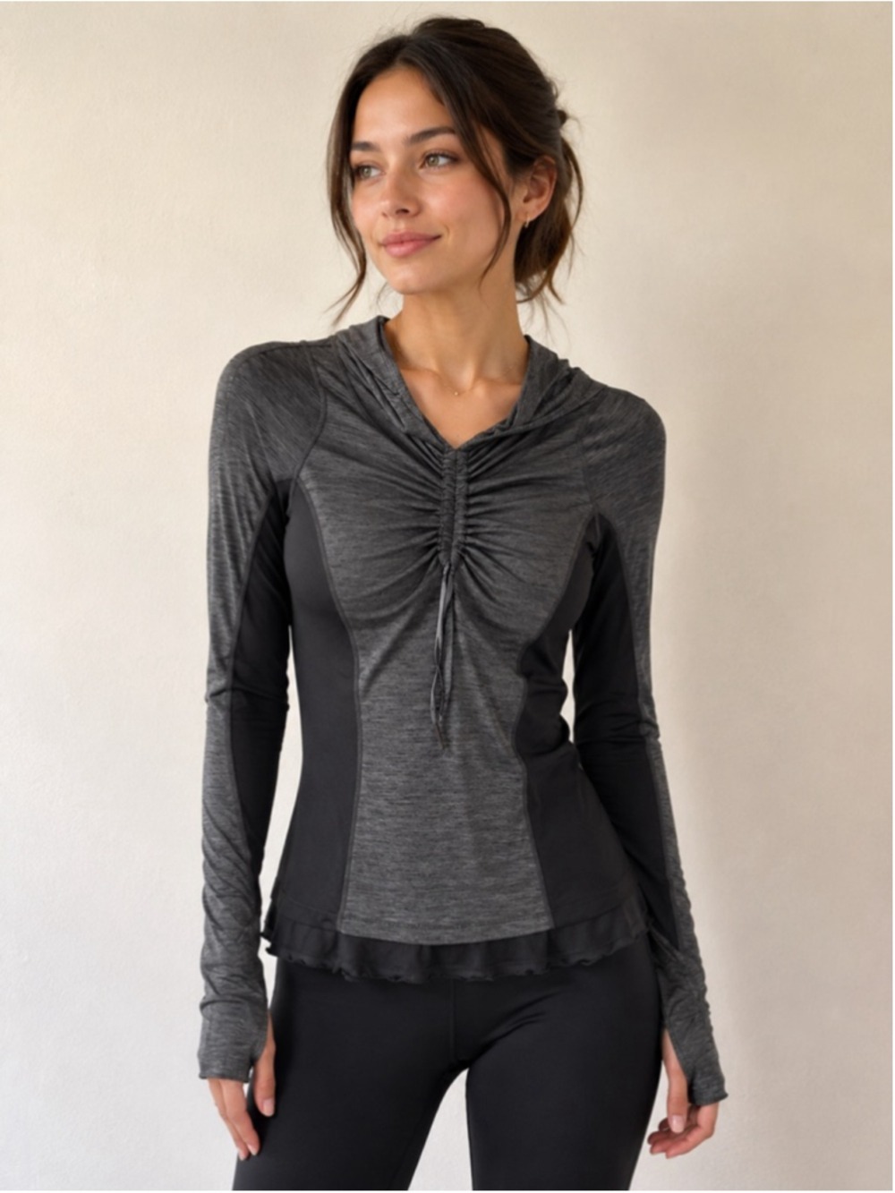 lululemon athletica Charcoal size 6 Pure Balance Jacket #58